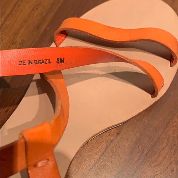 Wedge coral leather sandals by Kate Spade - Picture 3 of 4